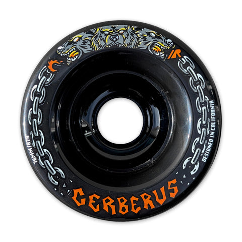 Fireball Cerberus Wheels, Black, 76mm/87a