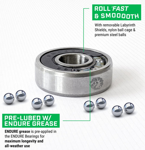 Dragon Bearings ENDURE 8 Pack