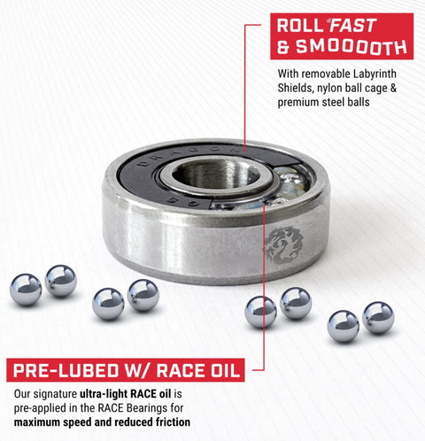 Dragon Bearings RACE 8 Pack