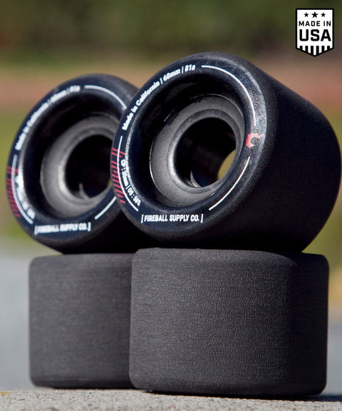 Fireball Tinder 60mm 81a Wheel, Black