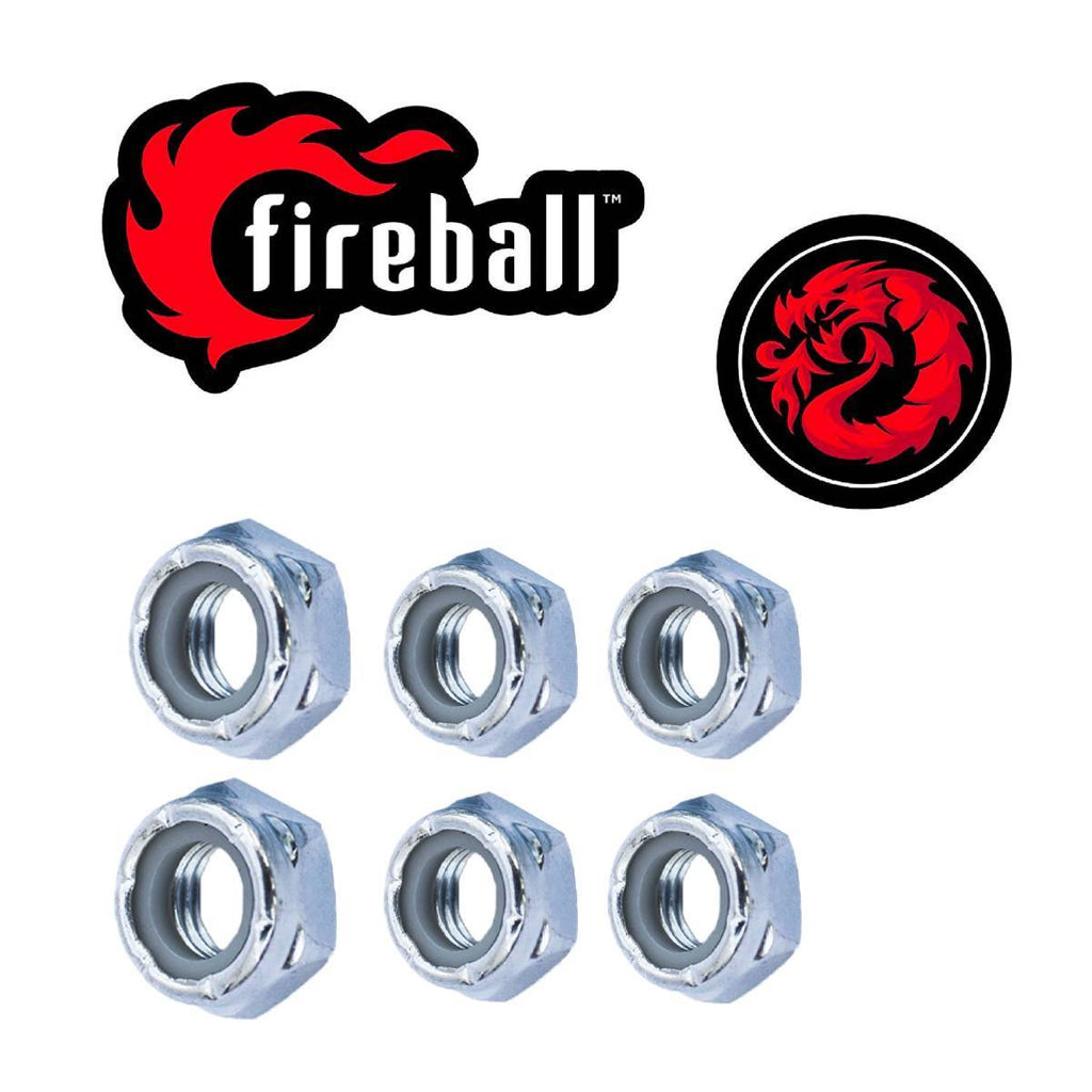 Fireball Dragon Axle & Kingpin Nuts Pack – Fireball Supply Co.