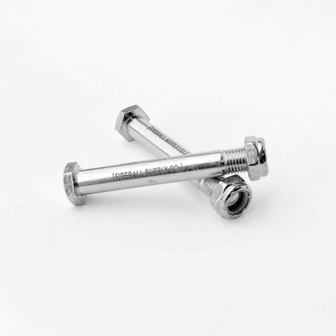Fireball Dragon 2x Kingpin & Nut Pack, Silver