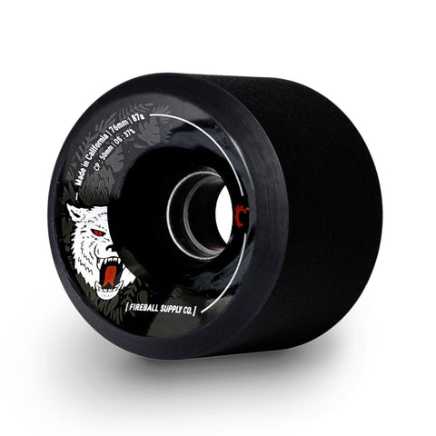 Fireball BEAST Longboard Wheels, 76mm, Black