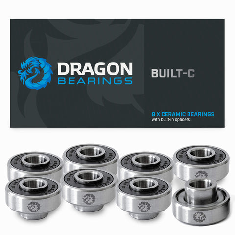 Dragon Bearings BUILT CERAMIC, 8-Pack