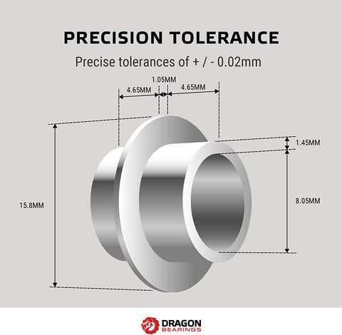 Fireball Dragon Spacers, Silver, Self Centering