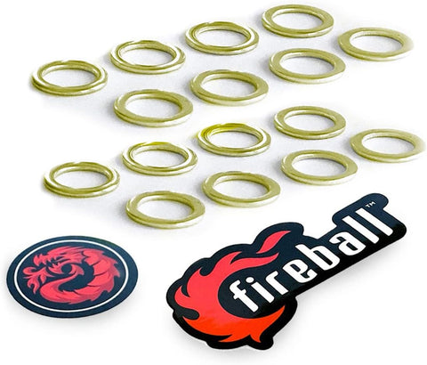 Fireball Dragon Speed Rings Pack, Gold