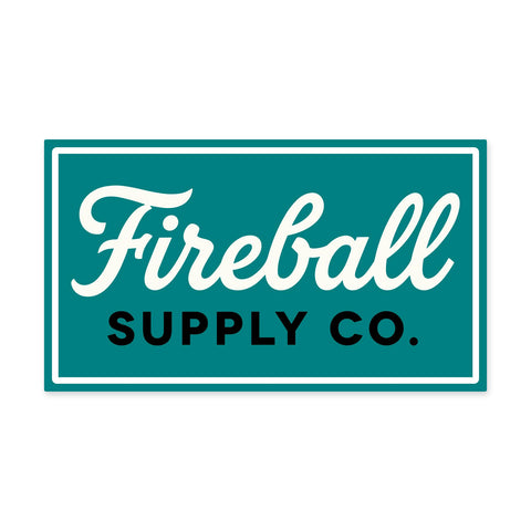 Fireball Vintage Banner Sticker - UV Print