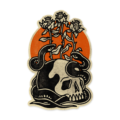 Fireball Illwookie Desert Skull Sticker - 1 Sticker