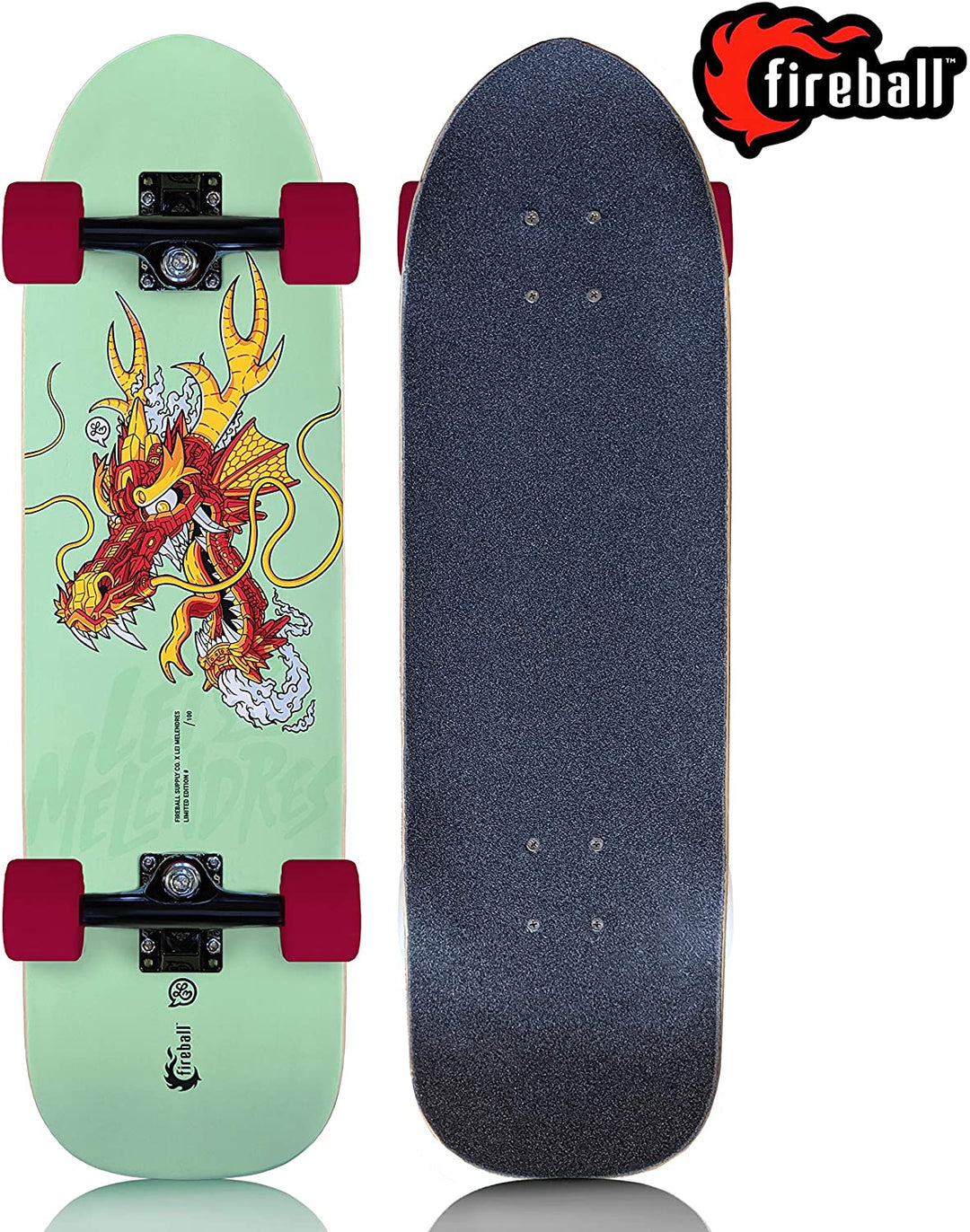 Limited Edition Lei Melendres Artist Series Skateboard – Fireball Supply