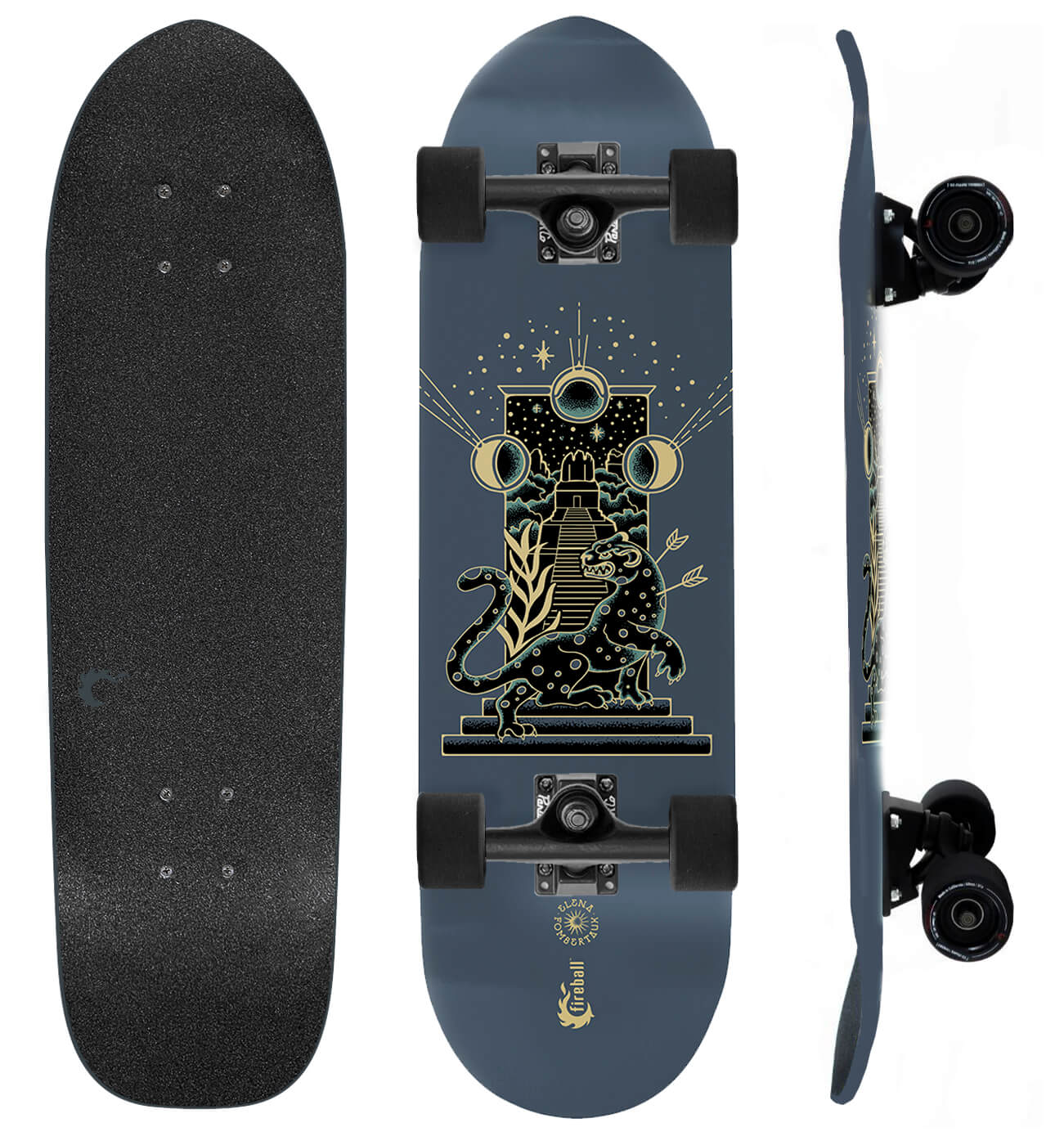 Elena FX Mini Cruiser Artist Series Skateboard – Fireball Supply