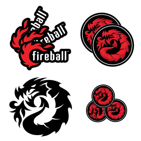 Fireball Assorted Sticker Pack